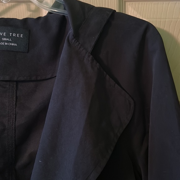 Love Tree hooded jacket nylon in BLACK size small S - Picture 6 of 6